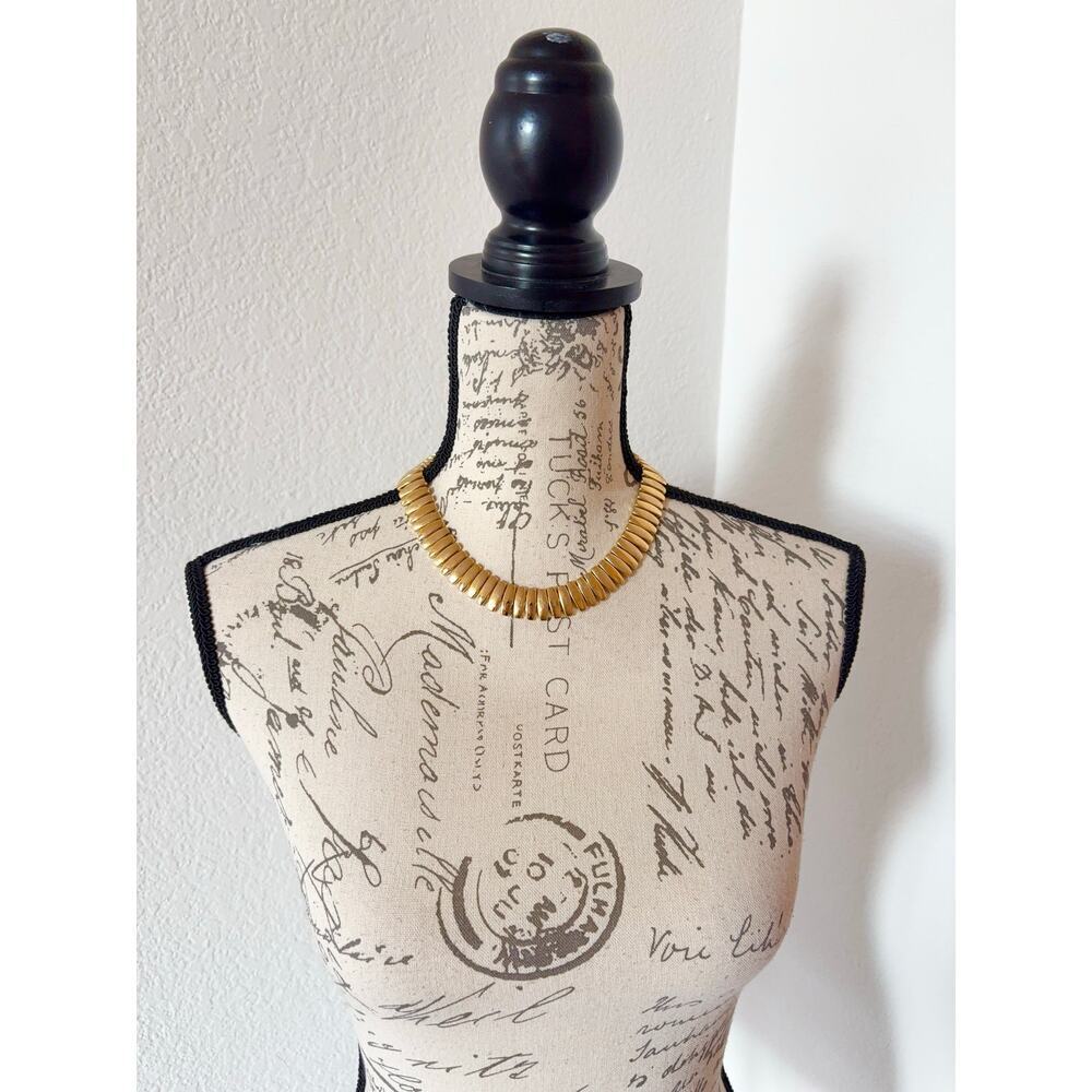 B35 Napier Vintage‎ Cleopatra Collar Choker Egyptian Revival Jackie Kennedy